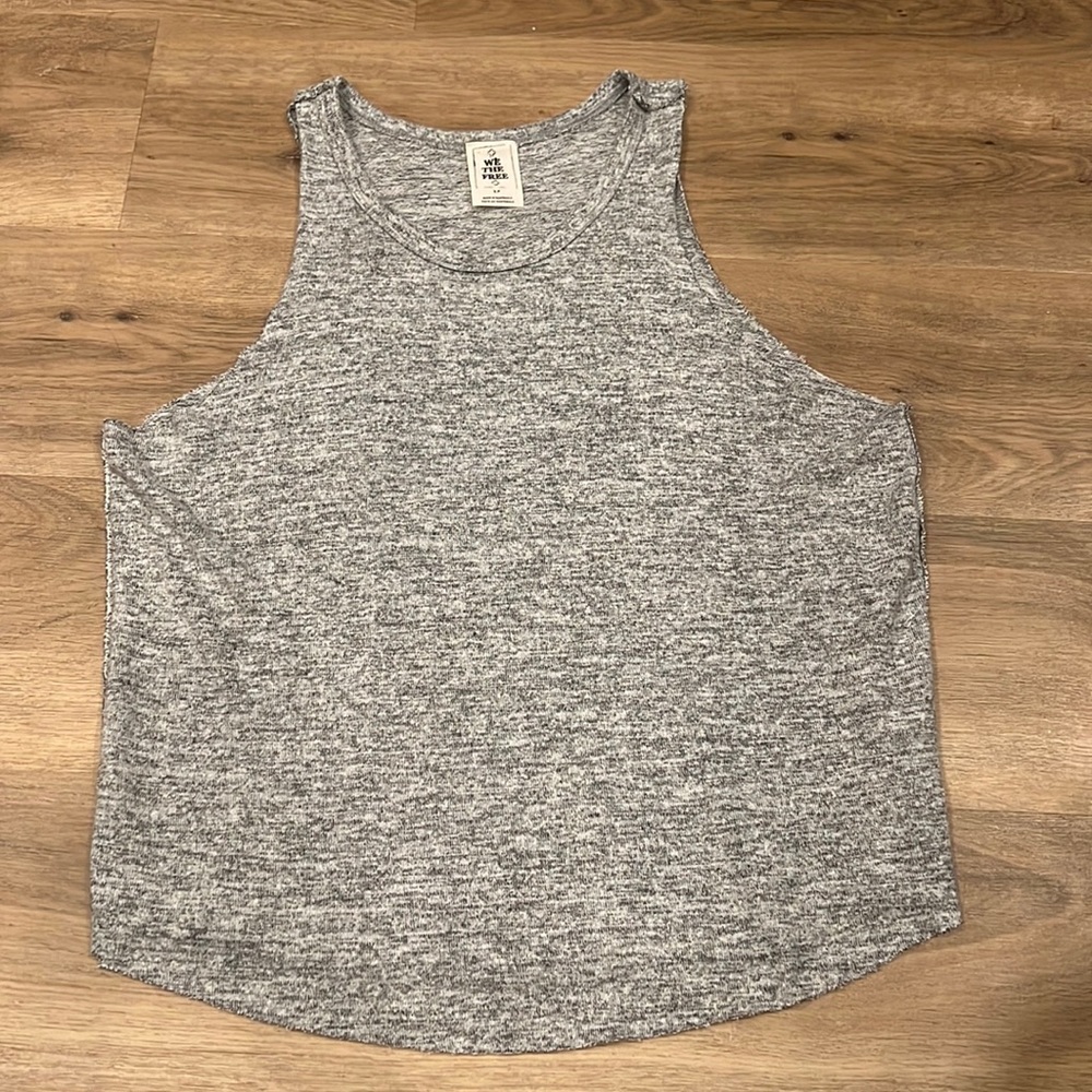 Grey we the free tank